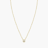 Magic Touch solitaire necklace