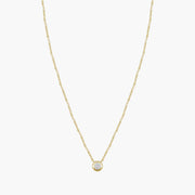 Magic Touch solitaire necklace