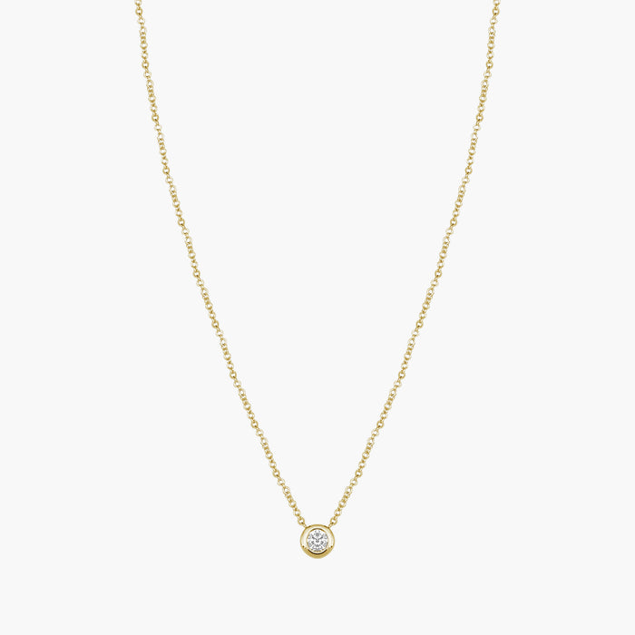 Magic Touch solitaire necklace