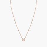 Magic Touch solitaire necklace