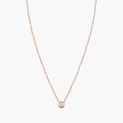 Magic Touch solitaire necklace