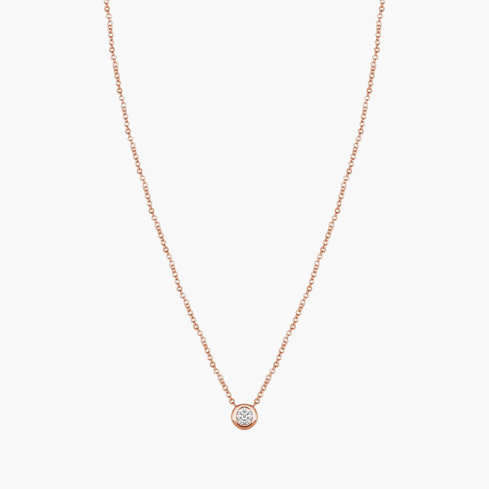 Magic Touch solitaire necklace