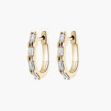 Boucles d'Oreilles Baguette Graphique