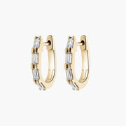 Boucles d'Oreilles Baguette Graphique