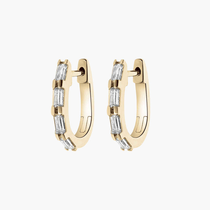 Boucles d'Oreilles Baguette Graphique