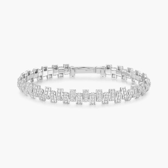 Pulsion full-paved bracelet