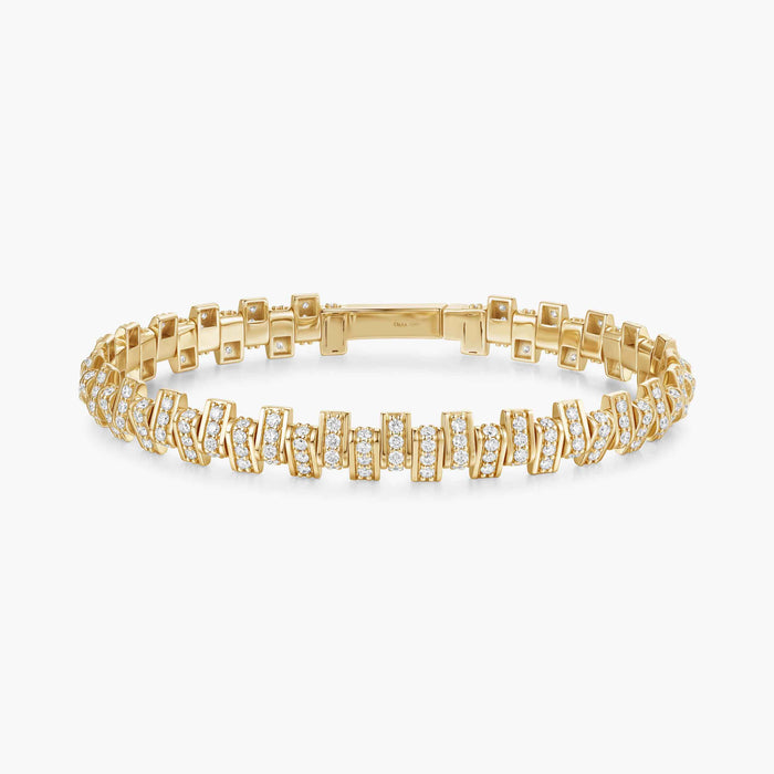 Pulsion full-paved bracelet