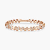 Pulsion half-paved bracelet