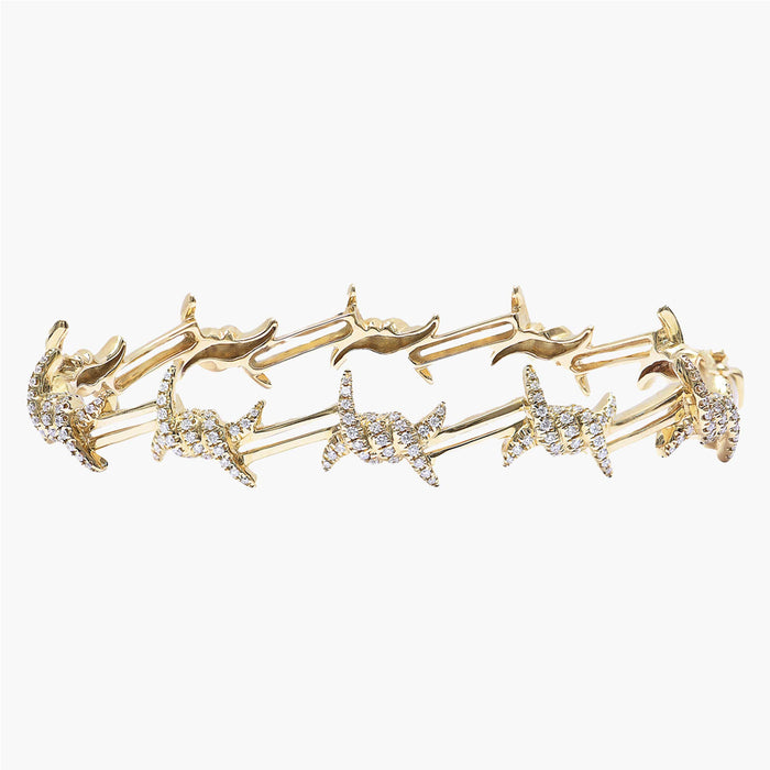 Barbelé Semi-Paved Barbelé Bangle Large