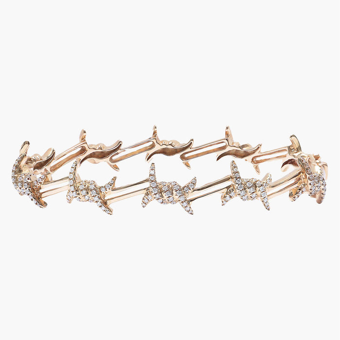Jonc Barbelé semi-pavé petit modèle
