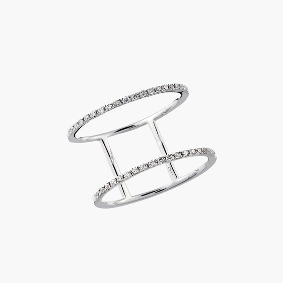 Bague double anneaux