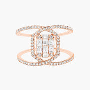 Beverly Hills crossed ring