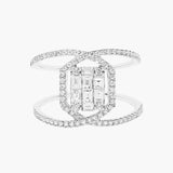 Beverly Hills crossed ring