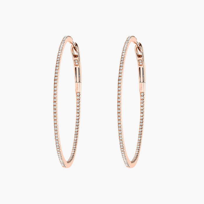 Créoles Elégante Graphique Petit Modèle