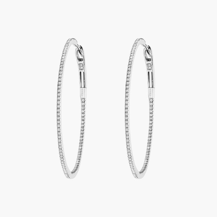 Créoles Elégante Graphique Petit Modèle