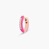 Marbella pink enamel single