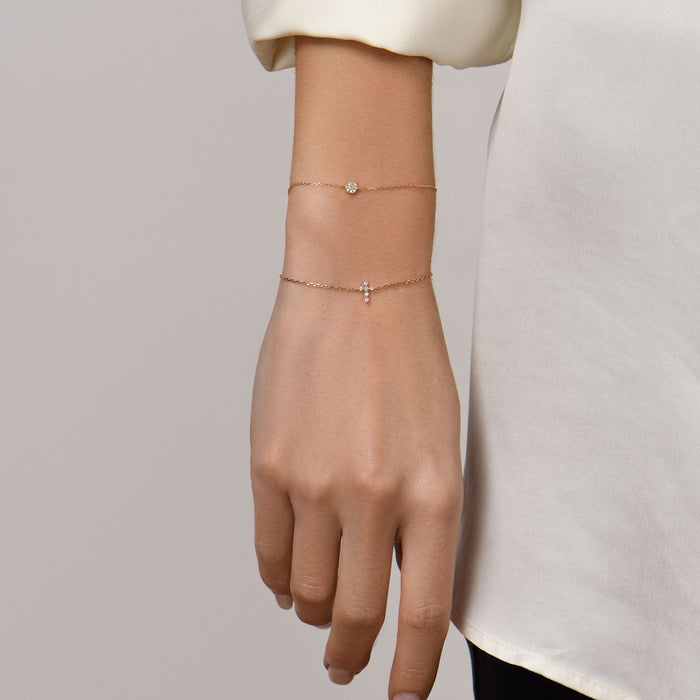 Bracelet Magic Touch mini croix