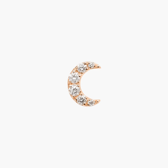 Moon bar piercing