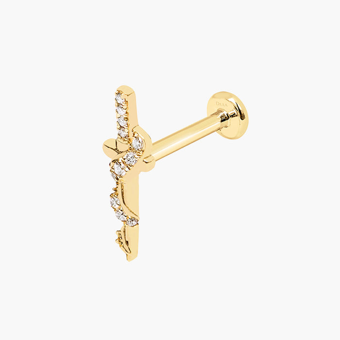 Piercing barre dague