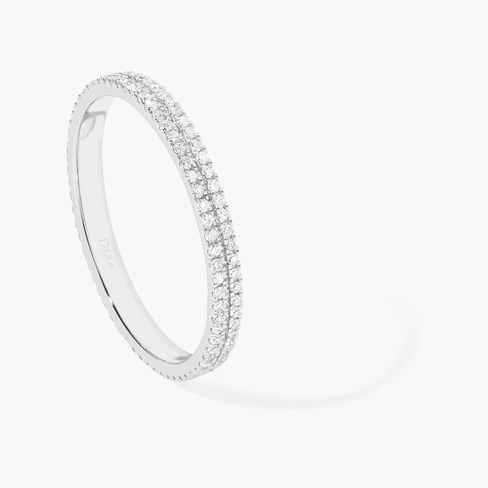 Bague double anneau Union