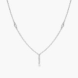 Collier Barre Petite Pampille