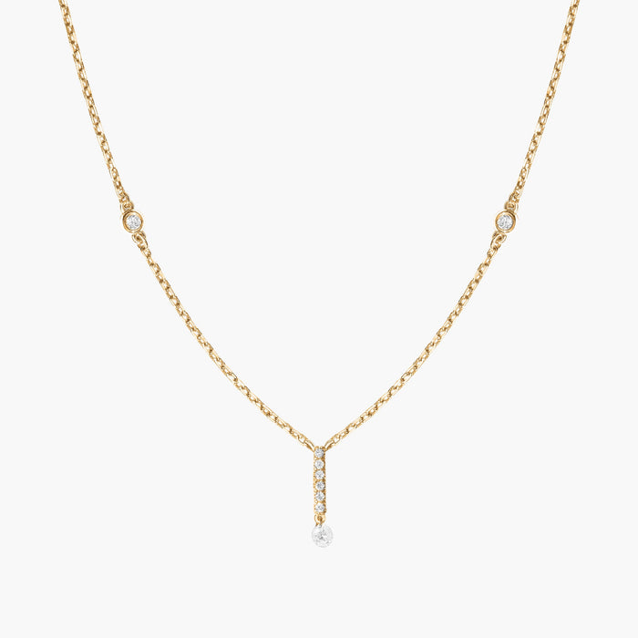 Collier Barre Petite Pampille