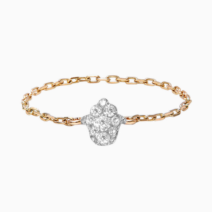 Bague Magic Touch chaîne main