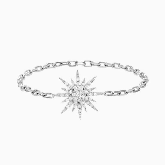 Bague chaîne Soleil