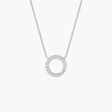 Magic Touch circle chain necklace