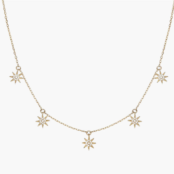 Soleil small tassels necklace