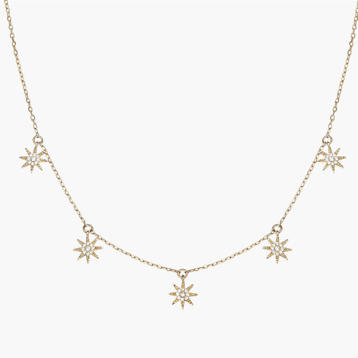 Soleil small tassels necklace