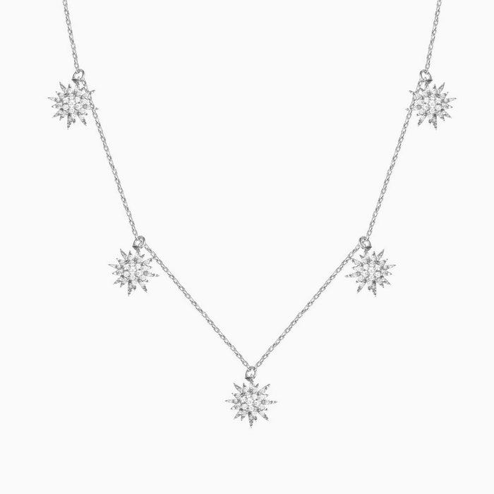 Collier Soleil grandes pampilles 