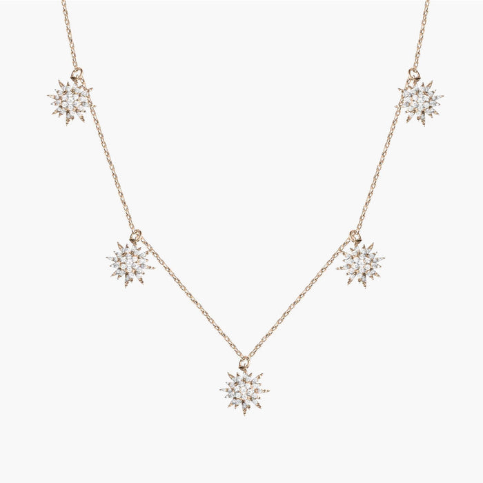 Collier Soleil grandes pampilles 