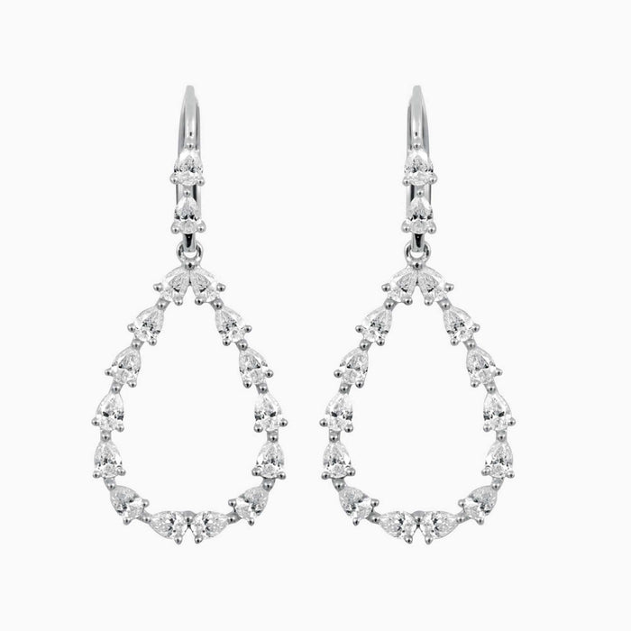 DROP MARQUISE EARRINGS