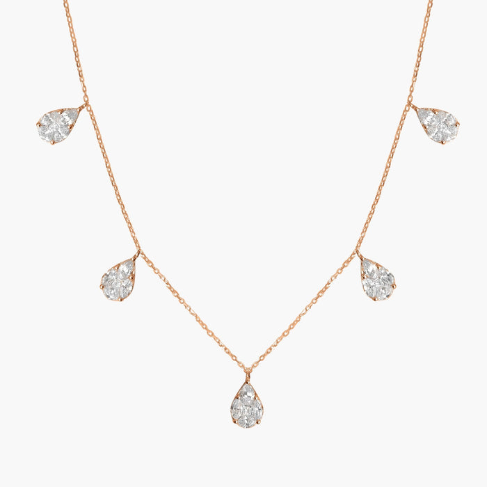 Choker Éclat 5 poires