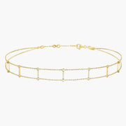 Double line bar choker