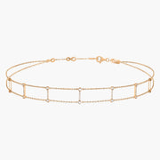 Double line bar choker
