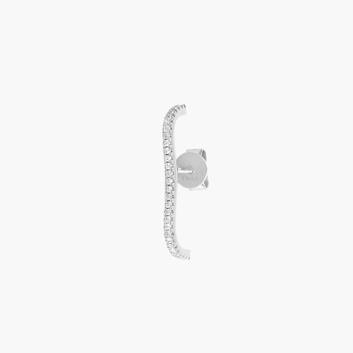 Bar Single Diamond Earring