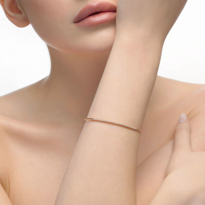 Pave diamond Bangle