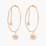 Soleil Chain Hoops
