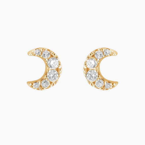 Magic Touch moon earrings