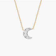 Magic Touch moon necklace