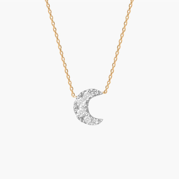 Magic Touch moon necklace