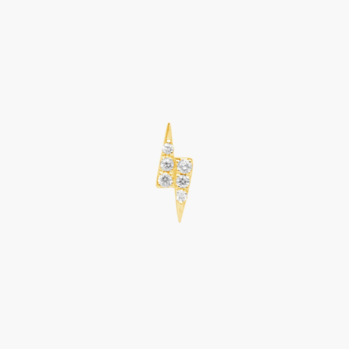 Piercing éclair pavé