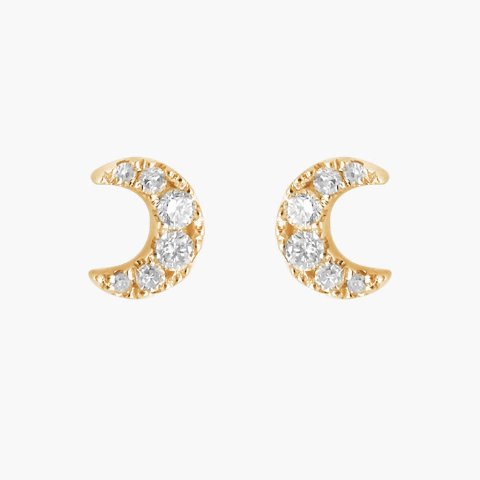 Magic Touch moon earrings