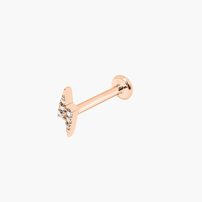 Piercing éclair pavé