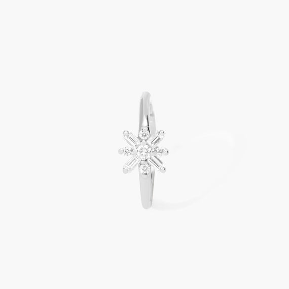 Mini Piercing Créole Eclat Diamants 8mm