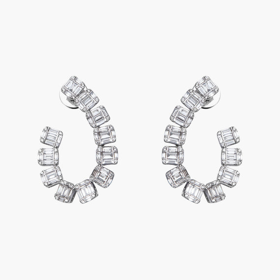 Beverly Hills Baguette Diamond Earrings