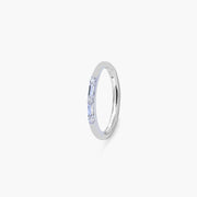 Mini Piercing Créole Trois Diamants 8mm