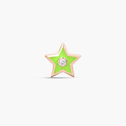 Neon Yellow Jungle Star Piercing